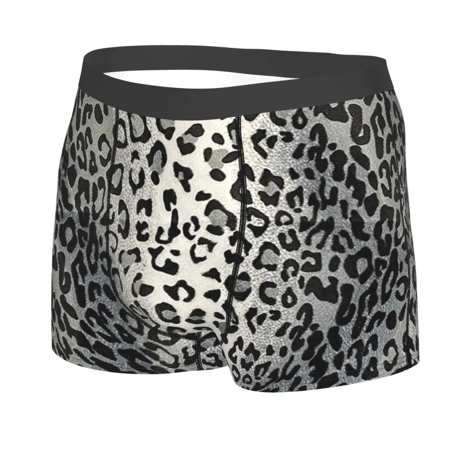 Leopard Print Pattern Print Men Underwear Boxers Breathable Mens Boxershorts Men's Panties Underpants Man Boxers Briefs Trunks