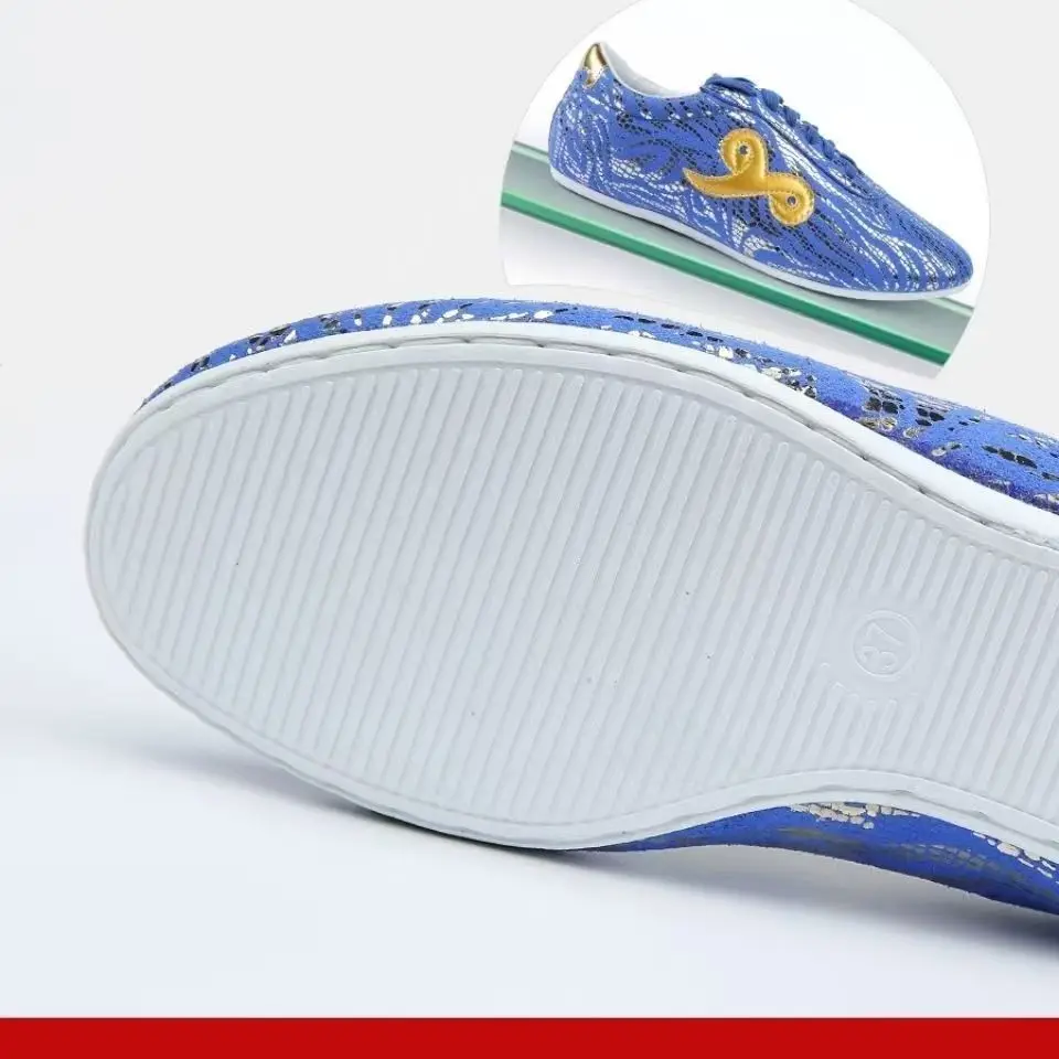 

Adult Men's Training Shoes Breathable Durable Martial Arts Shoes Indoor Soft Sole Shoes Taekwondo Coach Shoes Rubber Sole