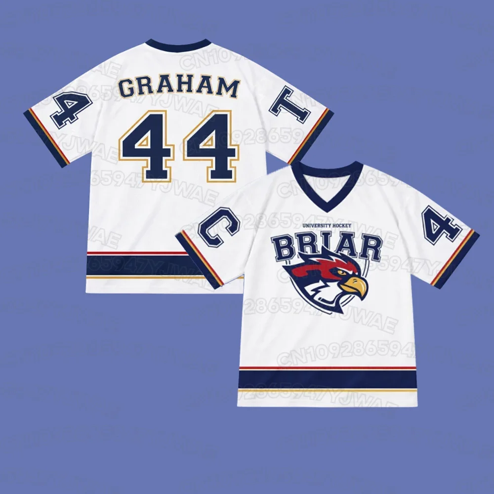 Men's Women's T-shirt Short Sleeve Kid Off Campus Briar University Jersey Graham 44 22 DI LAURENTIS 66 Tucker 46 T-shirt Tops