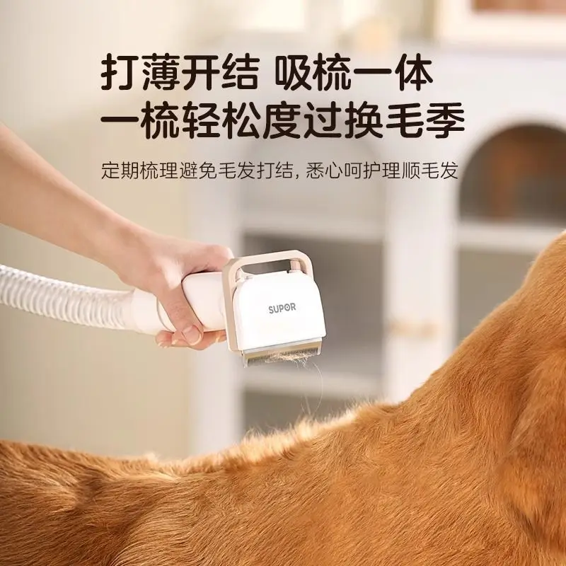 Pet Vacuum Cleaner: Powerful Suction, Multi-Functional for Cat/Dog Hair Cleaning, Home Use (Grooming & Vacuuming)