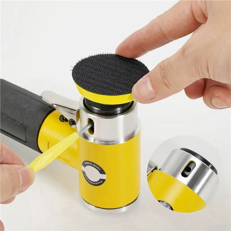 2X Mini 2 / 3Inch Air Sander Pneumatic Polisher Grinder Buffer Double Acting Track Polisher A-[LUCK 9]