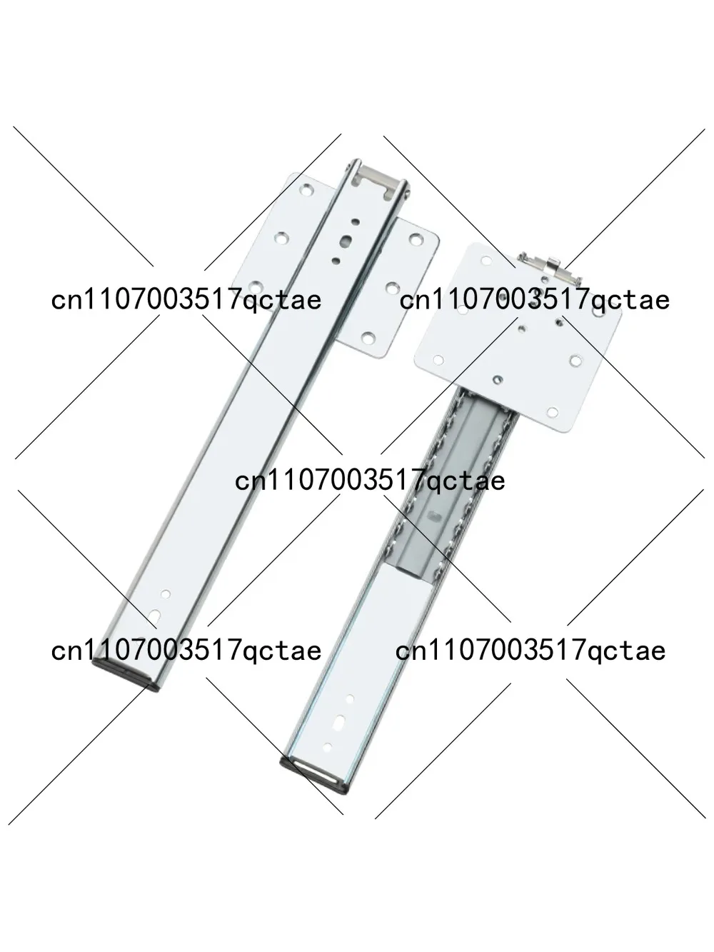 

Фурнитура для скрытых раздвижных дверей: телескопические направляющие для встроенных шкафов, боковое крепление, толщина 18 мм