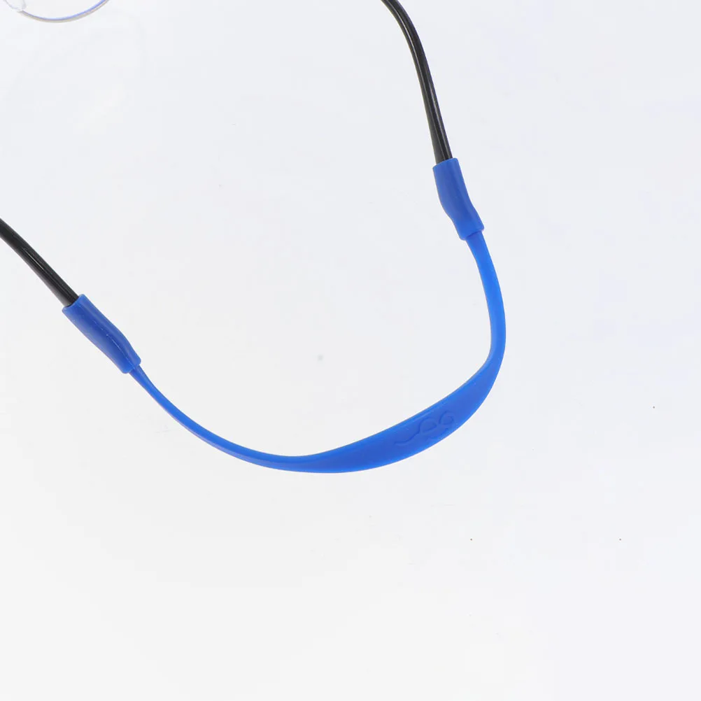 8 قطعة حزام النظارات سيليكون المضادة للانزلاق حامل النظارات للرياضة في الهواء الطلق نونسليب نظارات التجنيب سلسلة #4