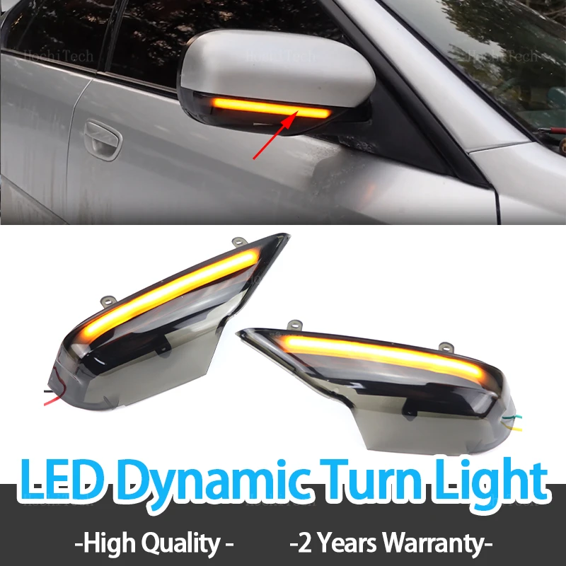 

2x Dynamic Side Mirror Blinker Light LED Turn Signal Lamps For Subaru Forester SG, Legacy Outback BL BP 2003-2008, Tribeca B9