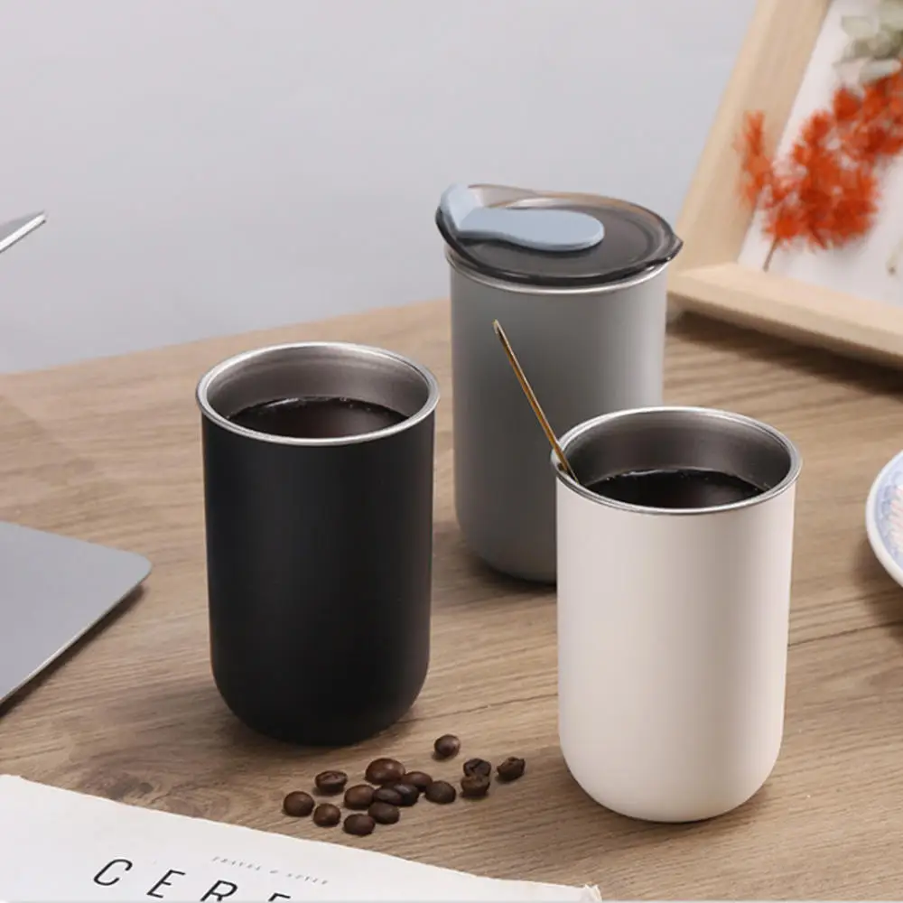 300ml Insulated With Lid Stainless Steel Portable Thermal Mug Beer Cups Water Bottle Coffee Tumbler Kitchen Accessories 2024 New