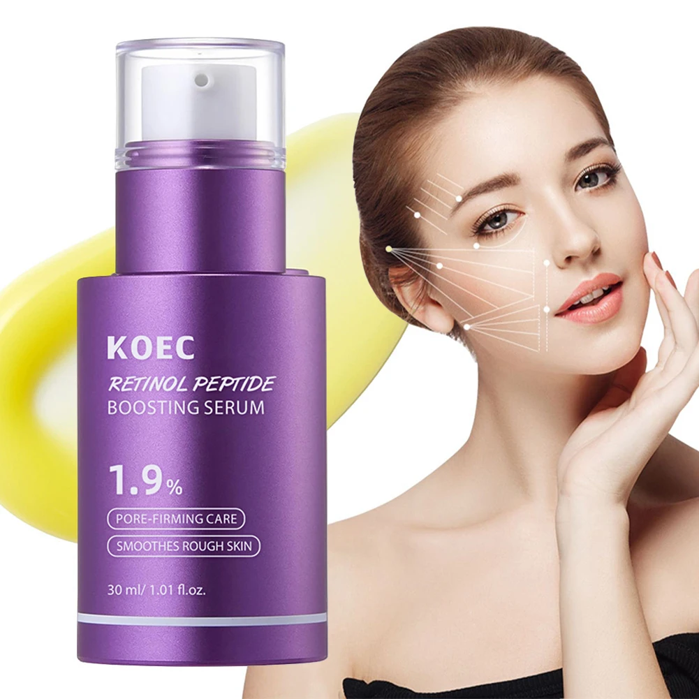 30ml Retinols Peptides Boosting Serum Retinols 1.9% Lifting Serum For Face Fading Fine Lines Essences Skin Care Supplies