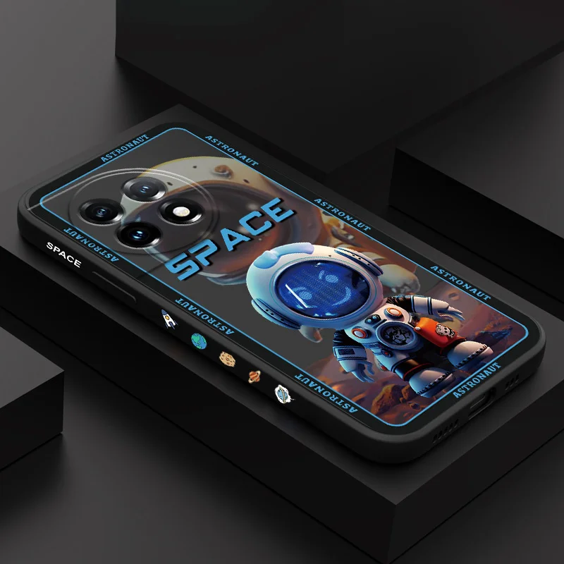 

Patrol Astronauts Phone Case For Oneplus 11 11R 10 10R 10T 9R 9RT 9 8T 8 7 7T Pro 5G Liquid Silicone Cover