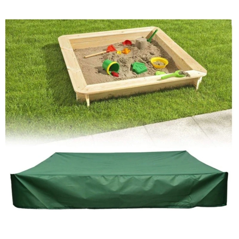 Square Sandboxes Sandpit Lid with Easy Cleaning Feature Maintain Clean and Neat Sandpit for Home Backyard Play Drop shipping