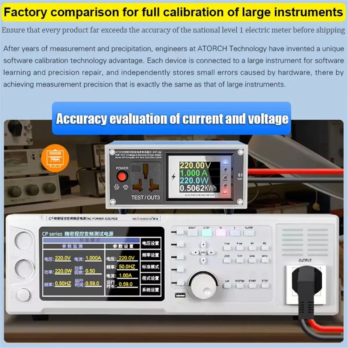 AT3235 Tuya WiFi AC0-320V 35A Ammeter Voltmeter Digital Wattmeter Socket Electric Voltage Current Multimeter Power Meter