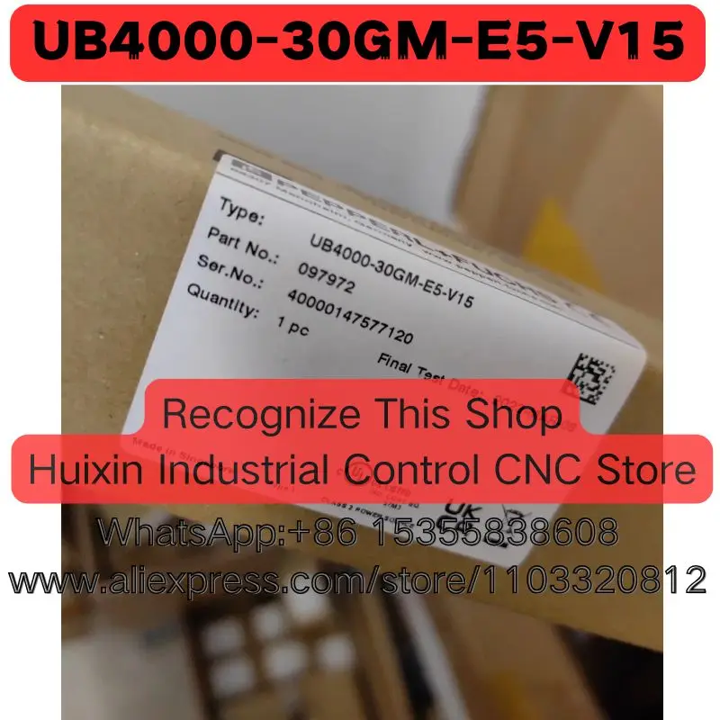 UB4000-30GM-E5-V15 Brand New Original Expedited Delivery