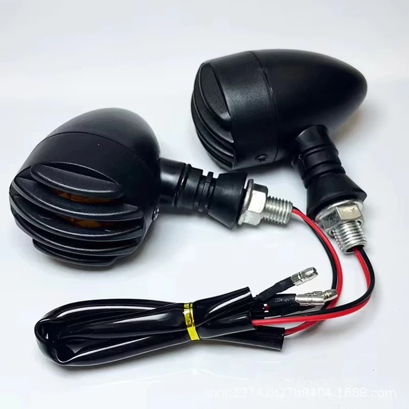 

Universal Motorcycle Turn Signal Light Indicator Grill Amber Bulb Bullet LED Modified Parts for Yamaha Sportster Cafe Racer