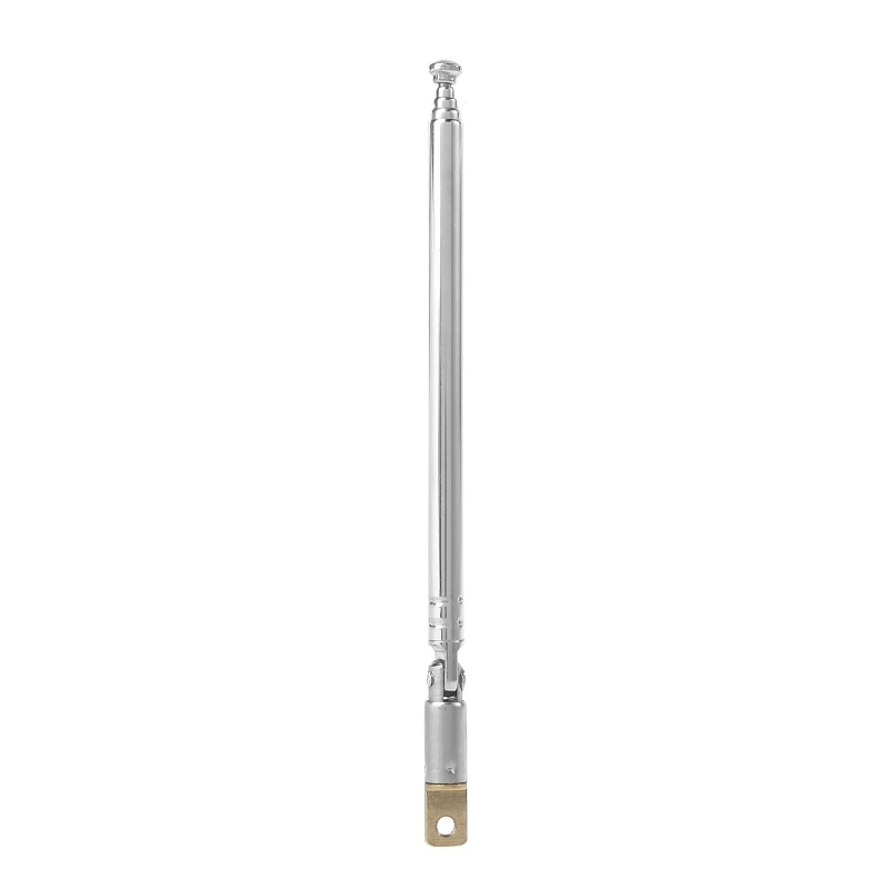 Telescopische antenne voor elektronisch radio-tv-signaal 4/5 secties Radioafstandsbediening Audio-antenne Antenneconnector D46B