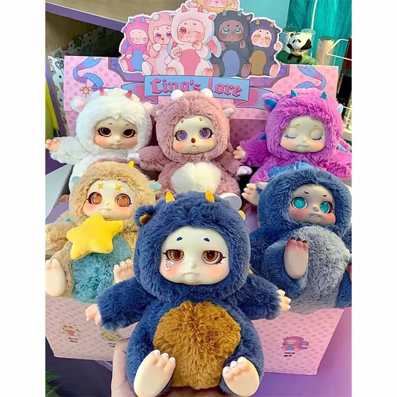 Original Timeshare Blind Box Meet Cino Series Anime peluche modello Cute Action Figure scatola a sorpresa Kawaii peluche Doll misterioso