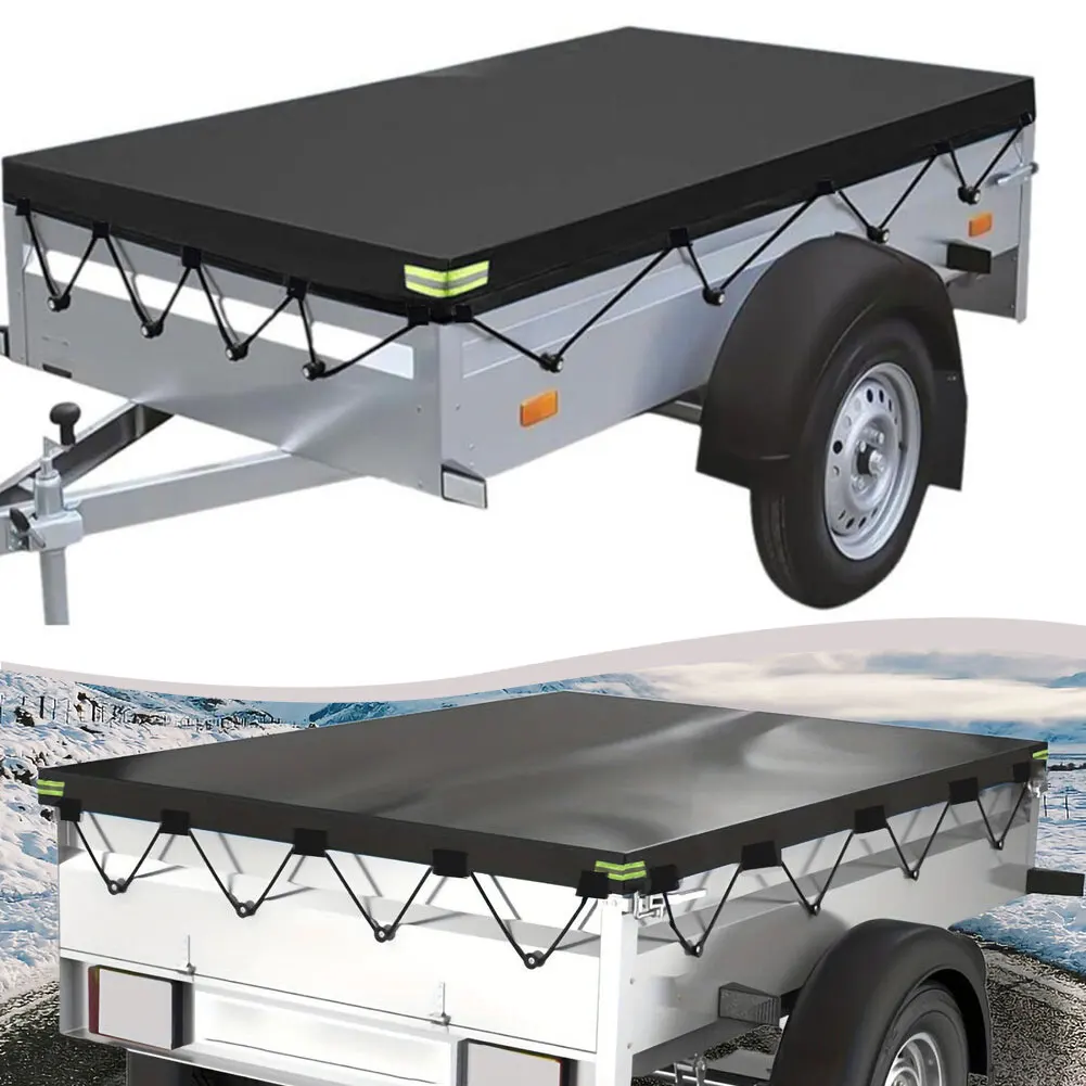 

Sale Newest Waterproof Multi-function Car Trailer Cover 600D Oxford Cloth Reflective Strips Replacement Car Accessories
