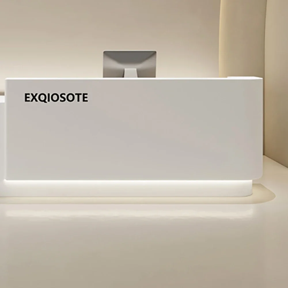 

Delicacy Simple Reception Modern Glamour Bar Counter Cabinet Elegant Fashion Desks Unique Luxury Mostrador Commercial Furniture