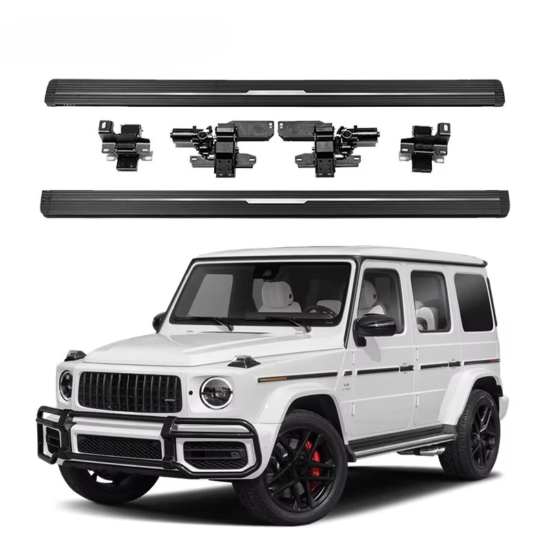 YTPIONEER Off Road SUV Car Electric Step Boards With LED Auto Power Running Boards for Mercedes Benz G 2009-2024