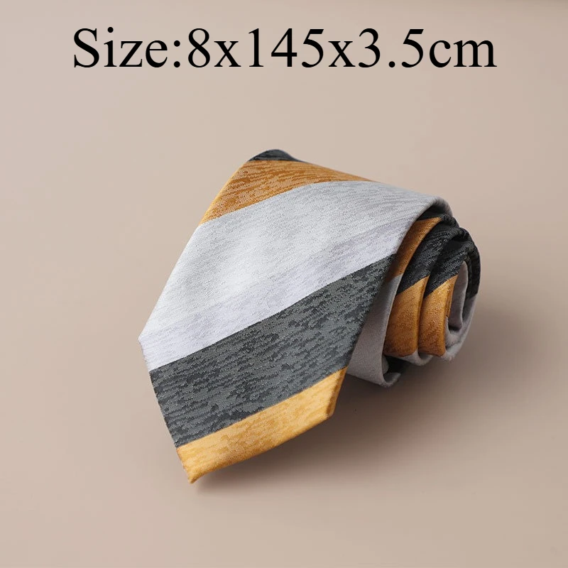 Formal Business Tie Classic French Striped Necktie, Elegant Gentleman Handmade Style, Wedding Groom Professional Office Fashion