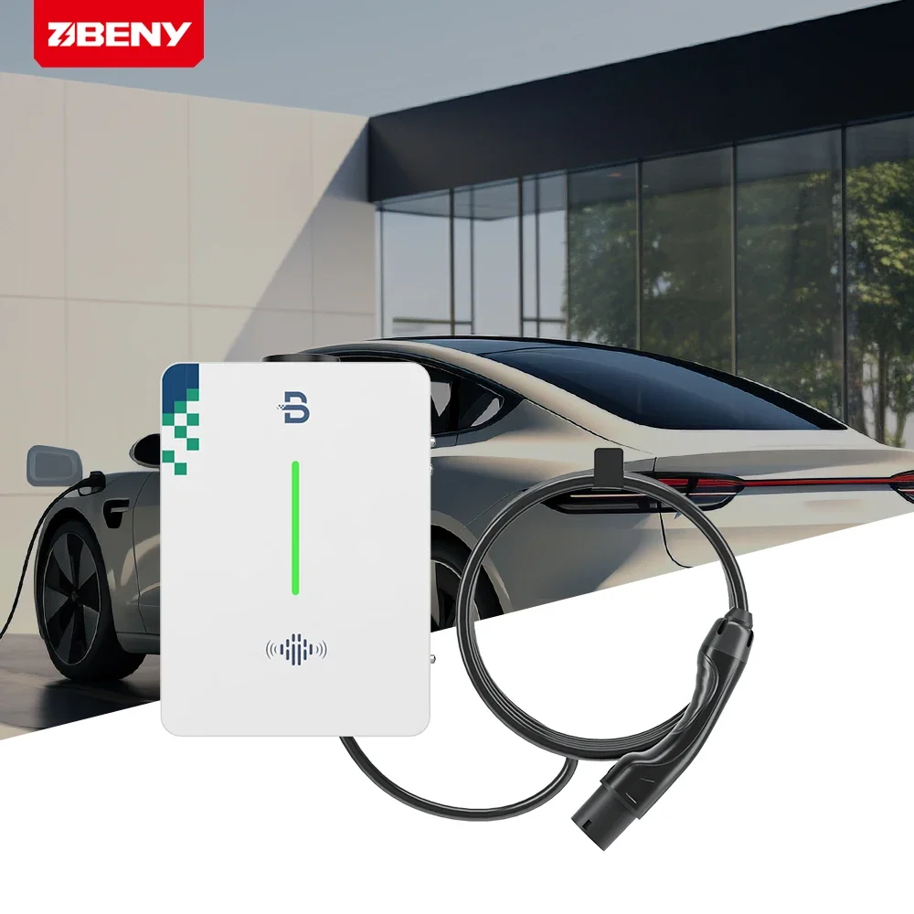 

BENY Commercial 32a Ev Wallbox 3 Years Warranty 7.4kw White Charging Station 1-Phase 230v Ev Charger For Ev Car