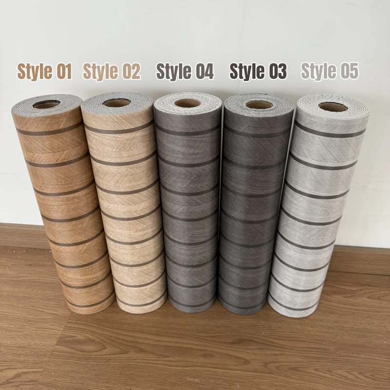 Self-adhesive Wallpaper with Foam Wood Grain Peel and Stick Wall Stickers Bedroom Living Room Wall Renovation Home Decoration