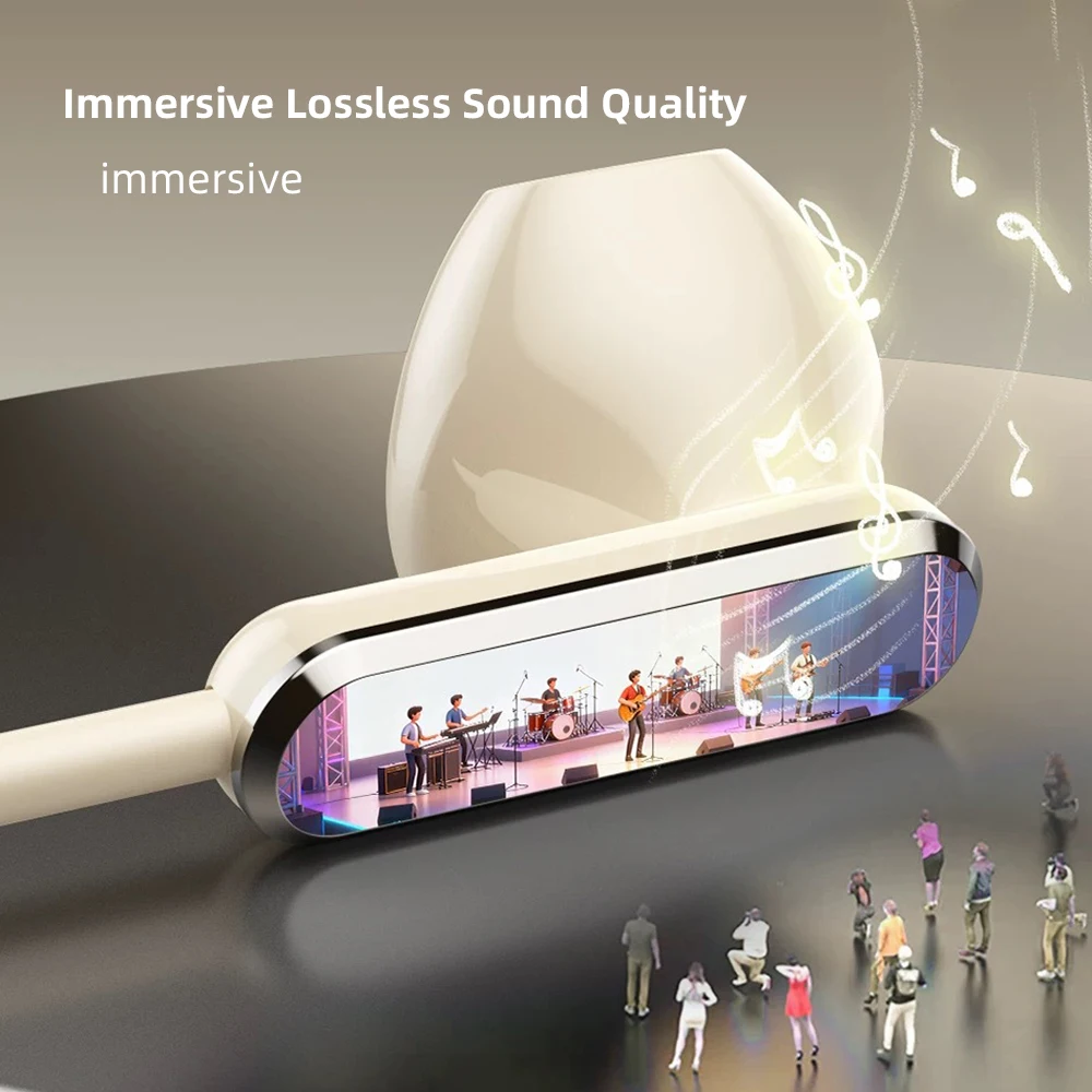 HiFi سماعات سلكية USB نوع C 3.5 مللي متر داخل الأذن سماعات الثقيلة باس سماعة رأس ستيريو آيفون 17 16e سامسونج S25 S24 S23 سماعات الأذن