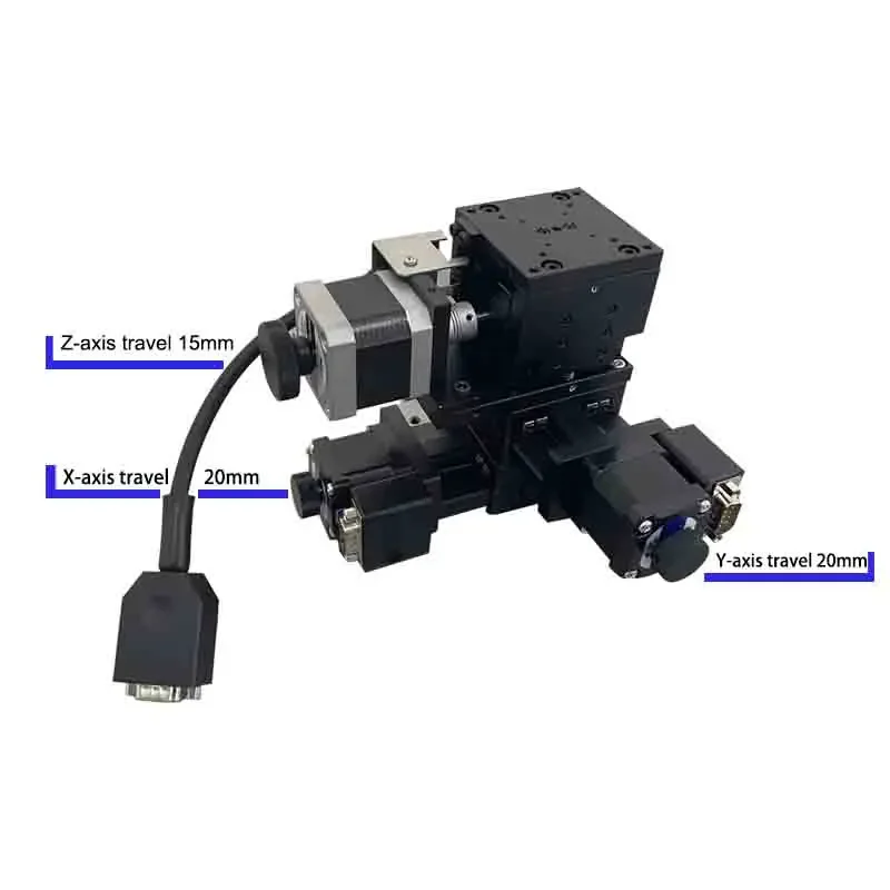 Electric 3D station XYZ mini 3D station travel 20MM