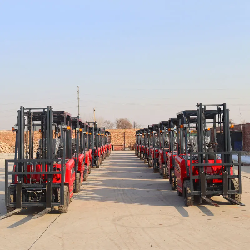 1.5 to 5 Ton Customizable Lift Height Strong Power Four Wheel Drive Warehouse Electric Forklift Promotion