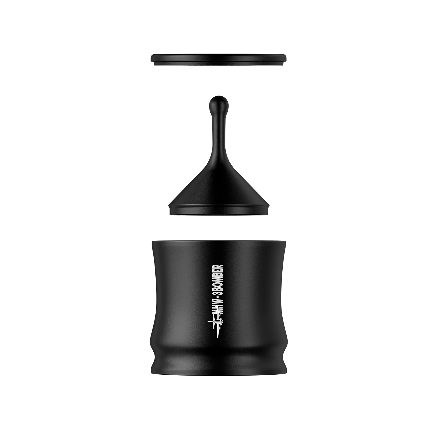 MHW-3BOMBER Espresso Shaker Trechter Koffie Doseertrechter met Deksel Grinder Doseergereedschap Aluminium Barista Distributie Tool