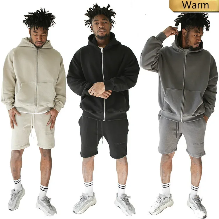 

men Winter Coats Soild Sweet Hooded Men Casual Warm Hoodies Male Plush Pullover Men Sweatshirt Coat