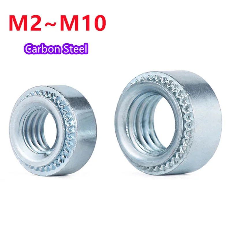 Self Clinching Nuts CLS-M2 M2.5 M3 M4 M5 M6 M8 M10 Swage Nut Carbon Steel Pressure Riveting Nut Press Nut Plug Nuts