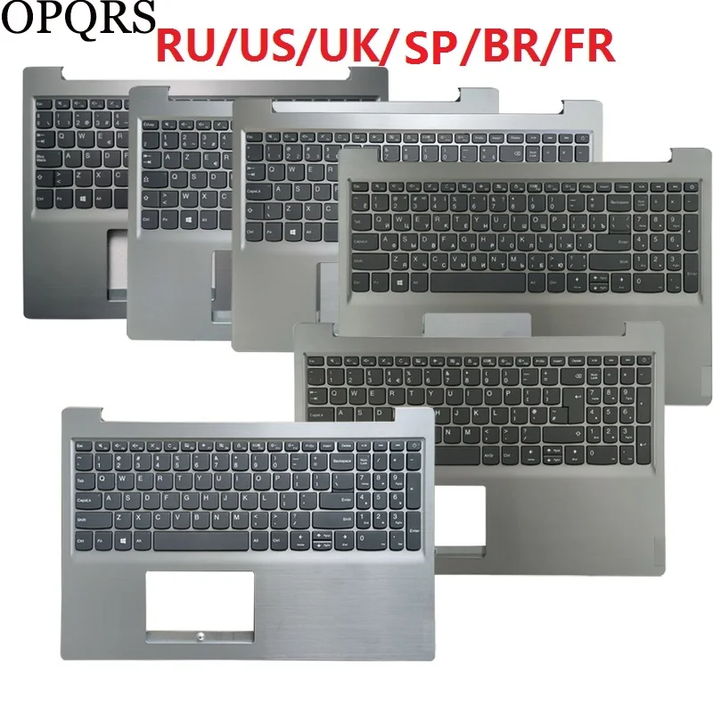 Nuevo para Lenovo ideapad 340C-15 AST 340C-15IGM 340C-15IWL cubierta de reposamanos teclado de ordenador portátil ruso/EE. UU./REINO UNIDO/francés/Brasil/español