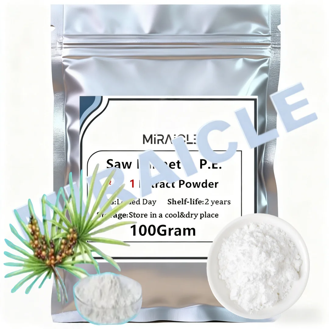 Global Customized 100% Pure For Natural saw palmetto Extract 30:1 Aluminum Foil Bag Packing for Global Distributors