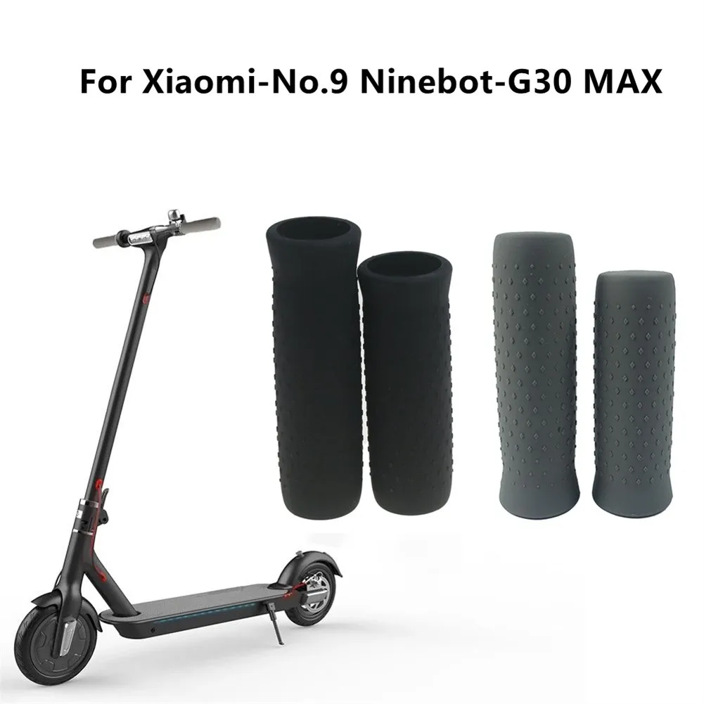 

1pair Electric Scooter Silicone Handlebar Grips Bar Cover For Segway-Ninebot MAX G30 Non-slip Bar Electric Scooter Accessories