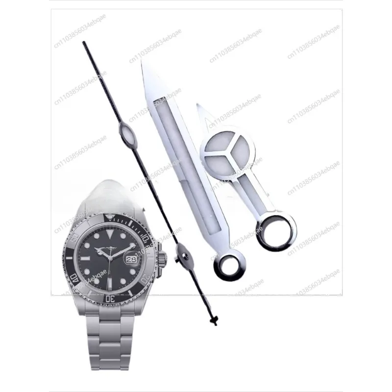 For Watch Pointer Accessories, Blue-green Luminous Watch Needle 2824 Heightened Needle Tube Adaptation 116610
