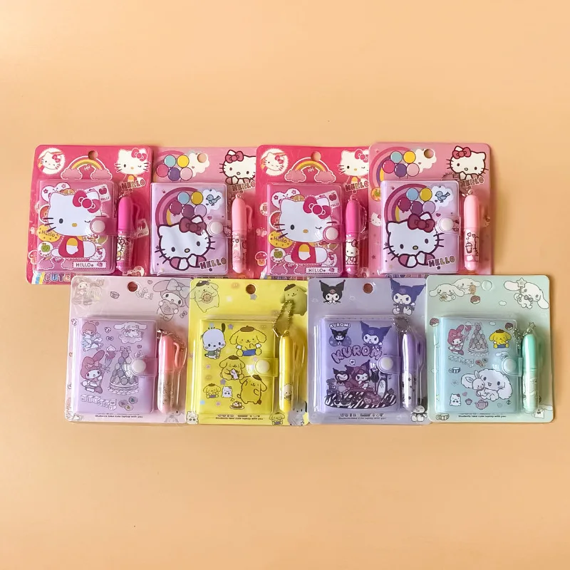 

1/4PCS Mini Cartoon Notebook Set with Ballpoint Pen for Children Cute Elementary School Stationery Gift