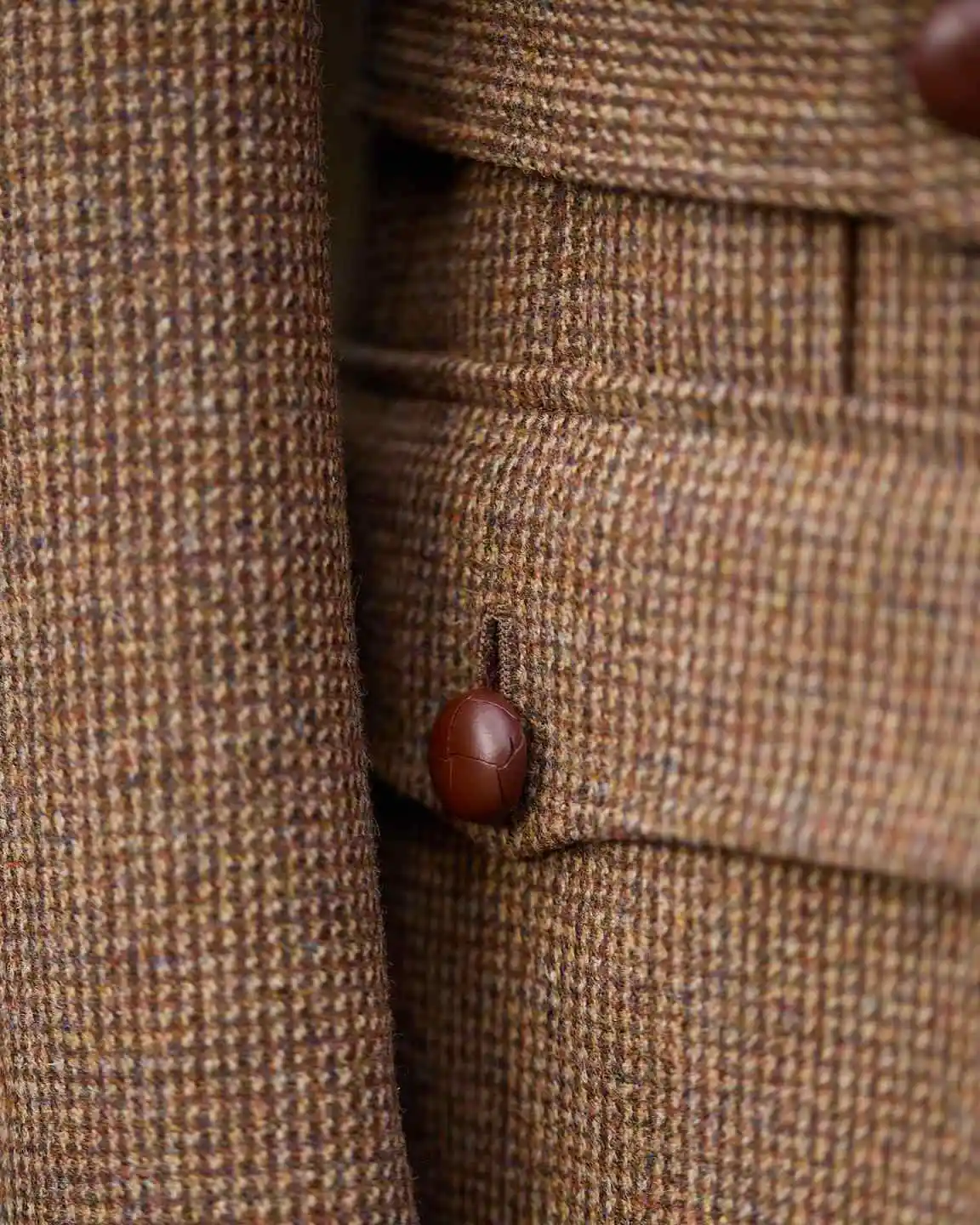 بدلة رجالية كلاسيكية واحدة الصدر محززة التلبيب سليم صالح 2 قطعة سترة السراويل ملابس المهنية غير رسمية Comforta مخصصة #5