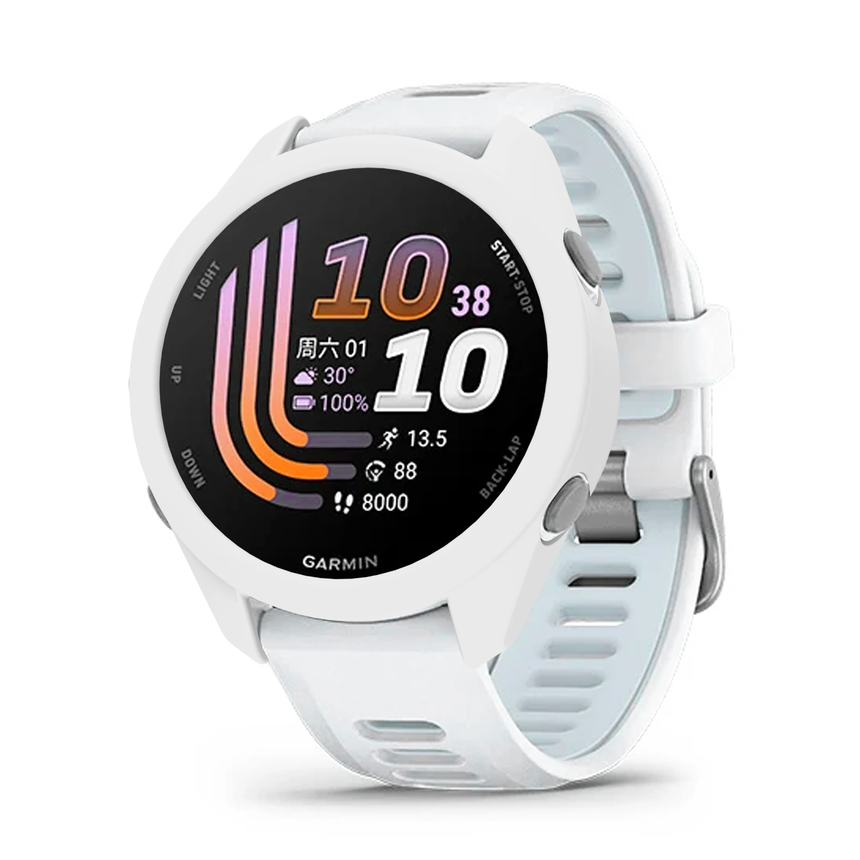 Silikon-Schutzhülle für Garmin Forerunner 70 170, Ersatzzubehör, Rahmenhüllen, Displayschutzhülle – Detail 11