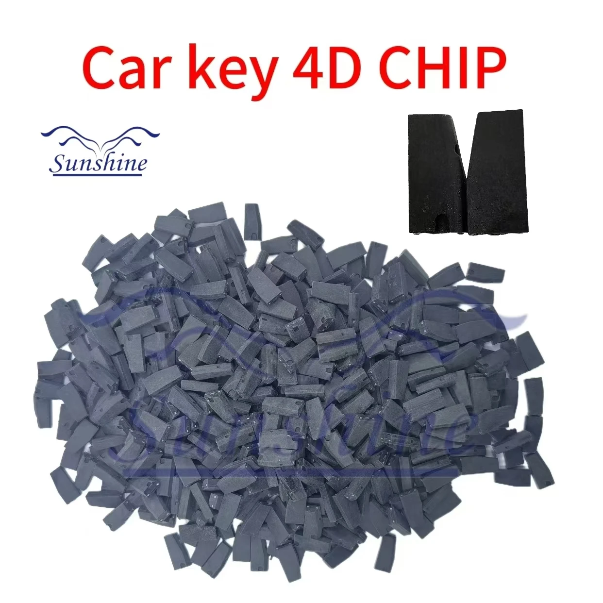 Sunshine 1/10/50/100/300/600/pc Remote Car Key 4D63 80bits For Ford For Mazda ID4D63 Carbon ID63 Auto Transponder car key Chip