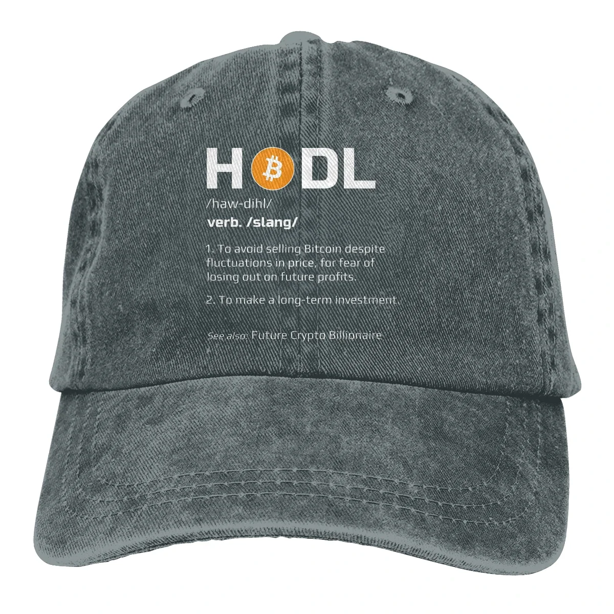 Summer Cap Sun Visor HODL Definition Hip Hop Caps Bitcoin Cryptocurrency Miners Meme Cowboy Hat Peaked Hats