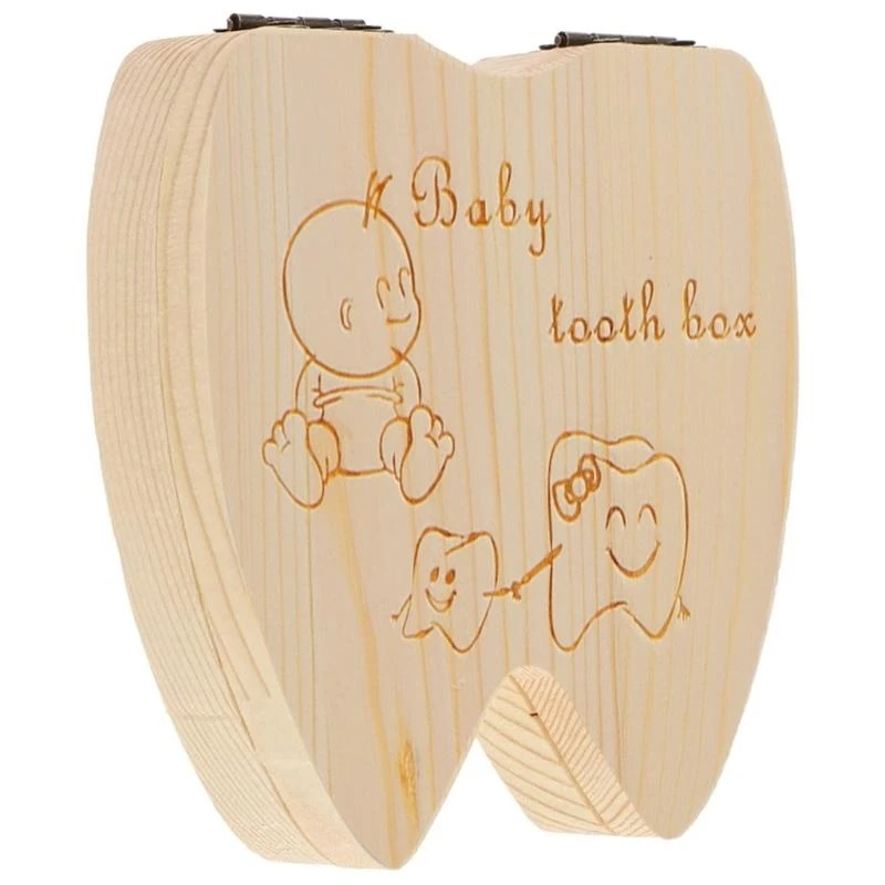 J15U Tooth Boxes Saver & Holders for Lost Teeth Kids Boys Girls First Birthday Gift