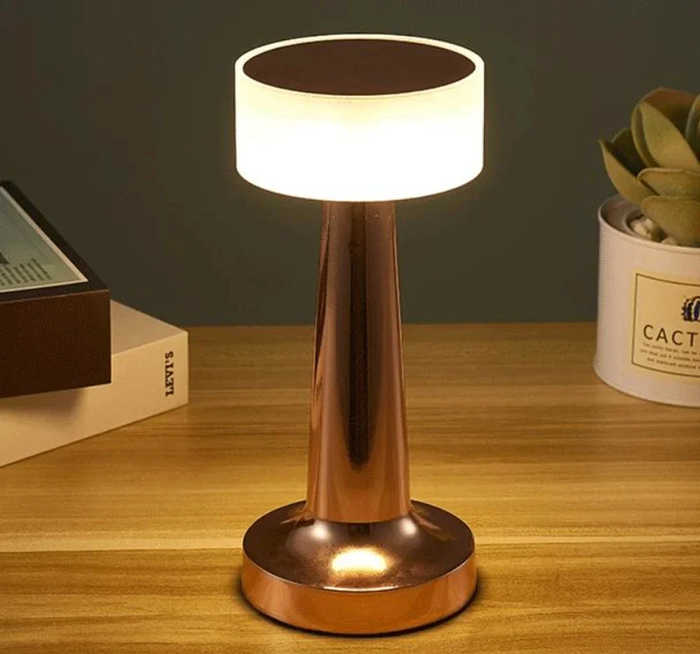 Lampe d'ambiance LED USB pour chambre à coucher, lampe de table chinoise simple, tête de lit intérieure, protection des yeux, cadeau créatif, nouveau