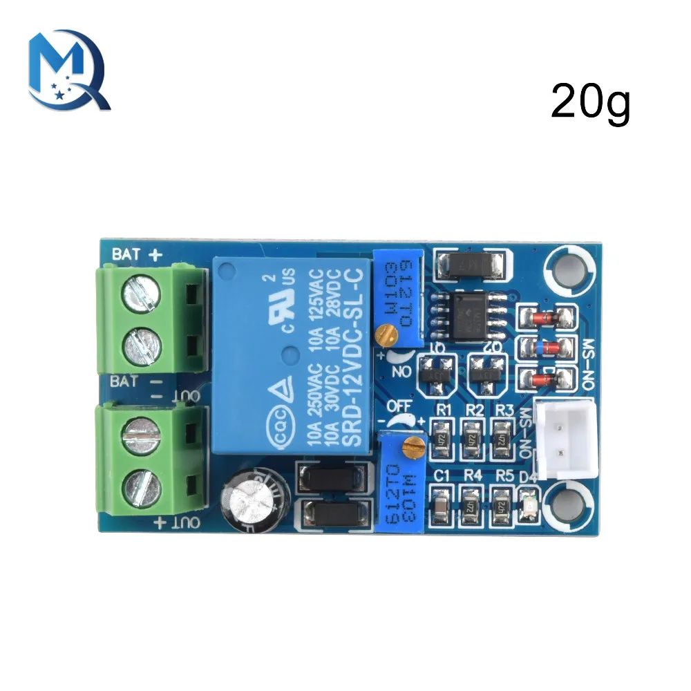 12V Battery Low Voltage Cut off Automatic Switch Recovery Protection Board Module Undervoltage Switch Module Charging Controller