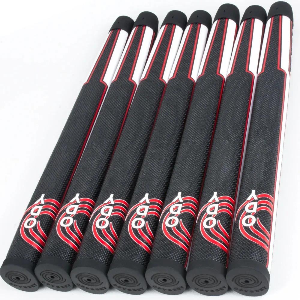 New Golf Club Grip Versa Replacement Midsize Golf Putter Grips Rubber 58R Golf Putter Grips Black/Red Agarre de golf