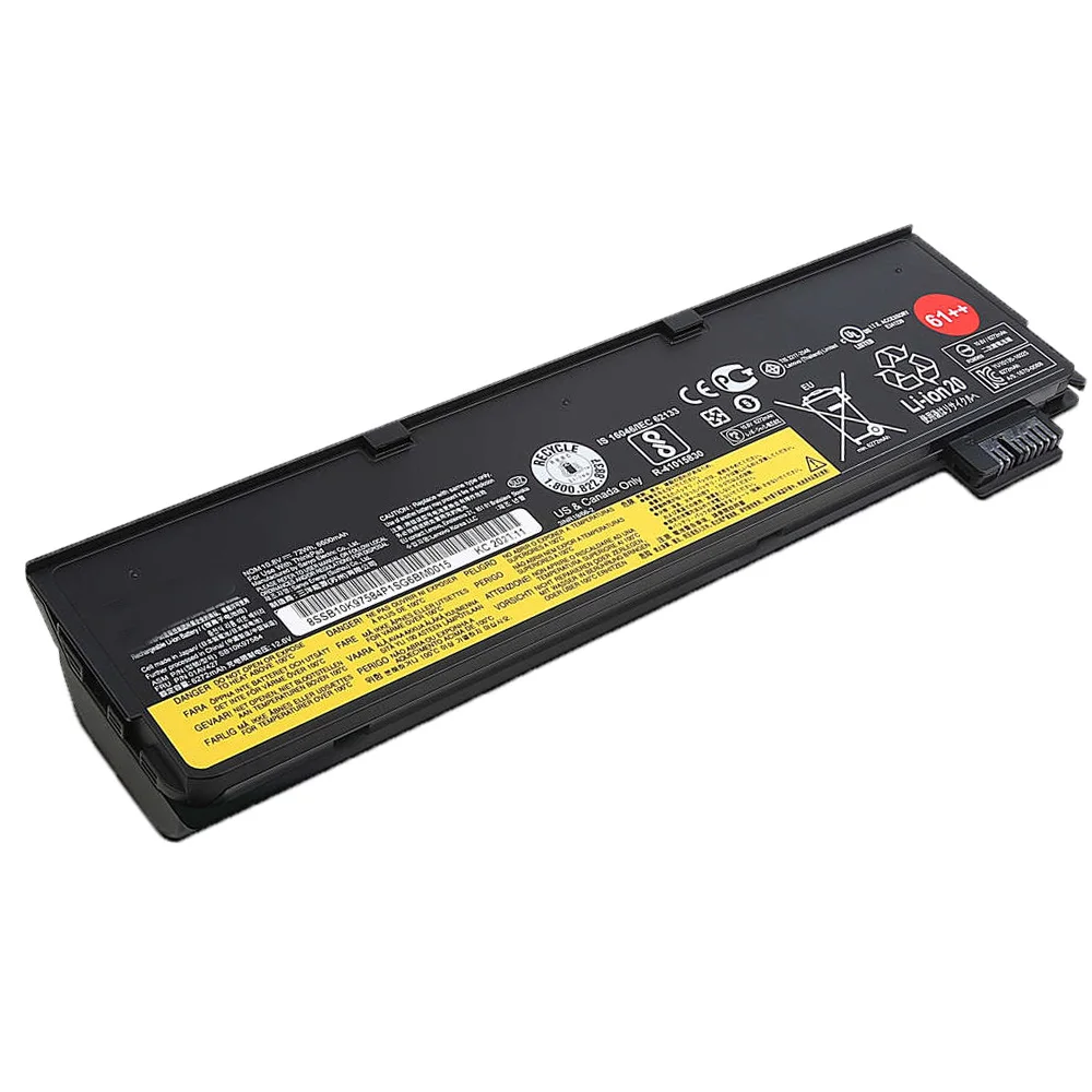 Imagem -02 - Bateria Original Nova do Portátil de 10.8v 72wh para Lenovo Thinkpad T470 T570 P51s 01av427 01av426 61 +