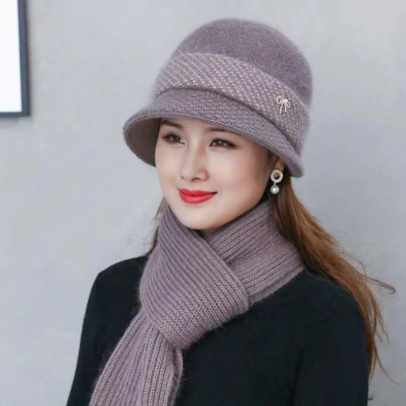 

Women's fashionable solid color outdoor warm knitted fisherman hat, suitable for autumn and winter wear