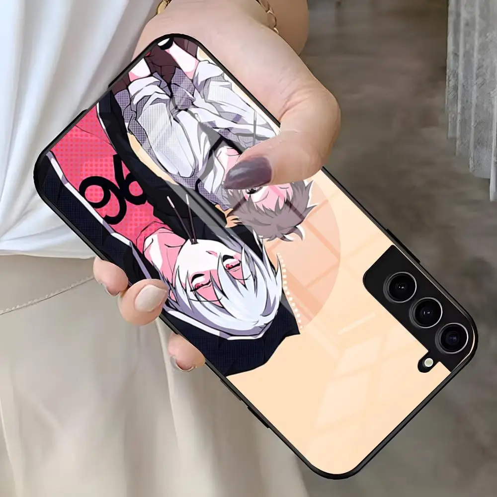 Чехол для телефона Servamp Anime для Samsung S26 S25 Edge Ultra S23 S22 S21 S20 Plus S24 Fe, стеклянный чехол