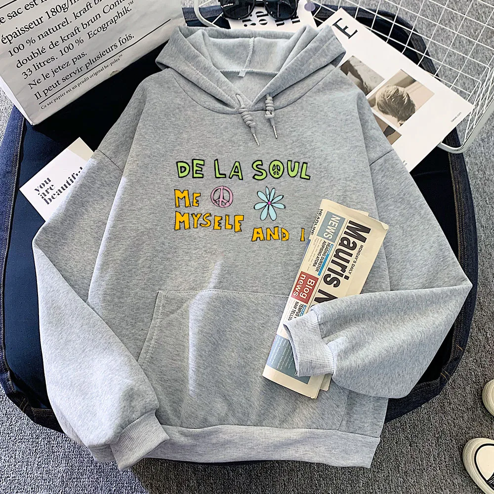 De La Soul Musical Note Comfortable Hoodies Female/Male Harajuku Originality Sweatshirts Winter Warm Long-sleeved Fleece Hoody