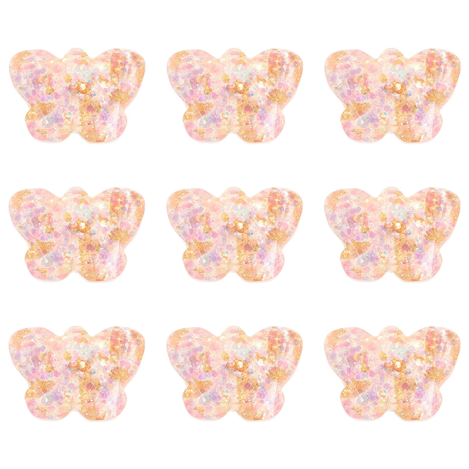 

10Pcs Butterfly Resin Charms DIY Phone Case Decor Mini Resin Flatback for Hairpin Craft Supply Resins for Bows