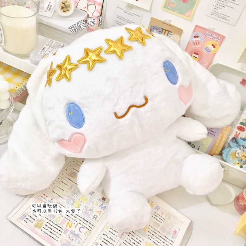 

Оригинальная эксклюзивная подушка для рюкзака Sanrio Cinnamoroll, коллекция на день рождения, плюшевая кукла, сумка через плечо, подарок для девушки