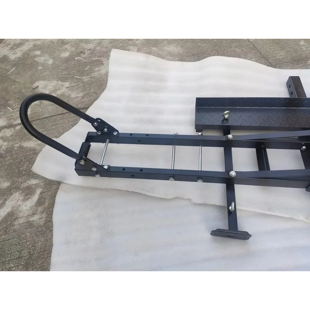 Newly designed universal model motorcycle rack heavy duty bicycle bracket with adjustable wheel stops