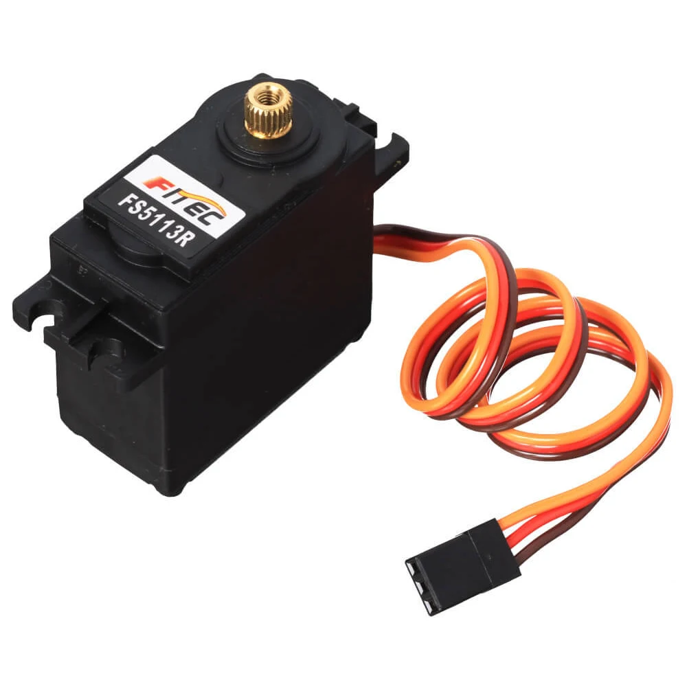FEETECH FS5113R 6V 13KG Servo Digital Metal Gear 360 °   Servomotor de dirección continua para robot de coche inteligente DIY